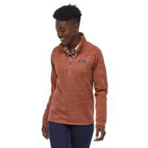 Medium Women’s Patagonia Better Sweater 1/4 Zip Burnished Red - Picture 1 of 8